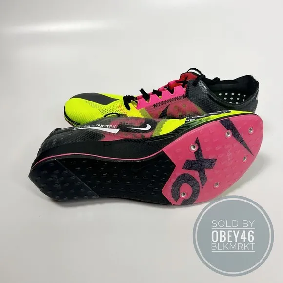 Nike ZoomX Dragonfly Volt Hyper Pink Men's Track &amp; Field Shoes DX7992-700 11.5