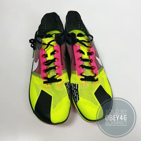 Nike ZoomX Dragonfly Volt Hyper Pink Men's Track &amp; Field Shoes DX7992-700 11.5