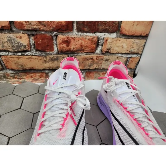 Nike ZoomX Streakfly 'White Vivid Grape' Running Shoes Men's Size 14