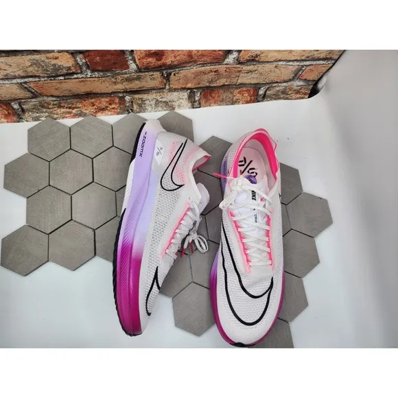 Nike ZoomX Streakfly 'White Vivid Grape' Running Shoes Men's Size 14