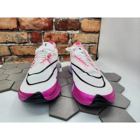 Nike ZoomX Streakfly 'White Vivid Grape' Running Shoes Men's Size 14
