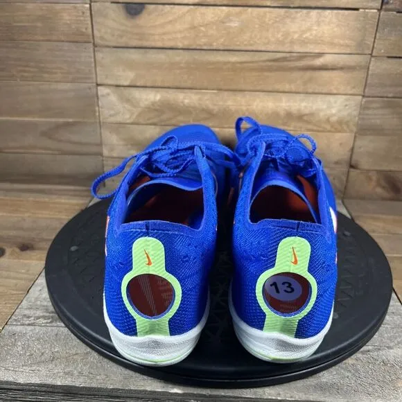 Nike Men’s Size 13 ZoomX DragonFly Track Spikes Blue Lace Up Shoes CV0400-400