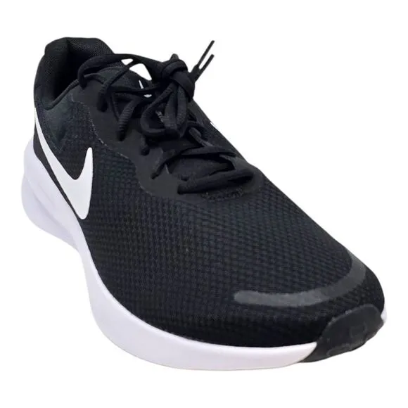 Nike Revolution 7 Wide Men's Size's Black White Running Sneakers FB8501 002