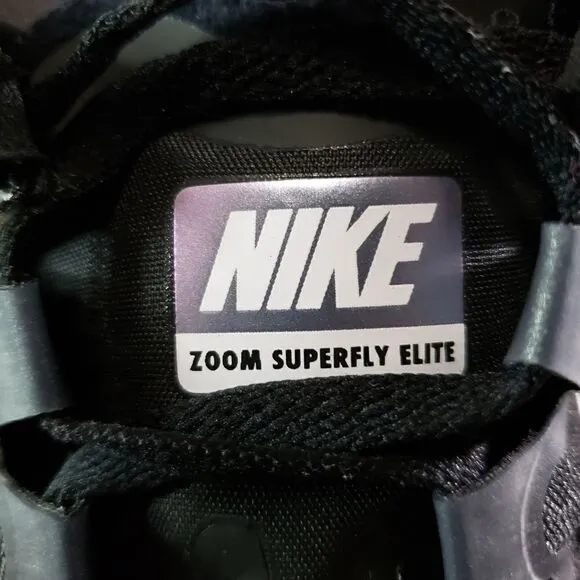Nike Superfly Elite Running Black Sprint Spikes