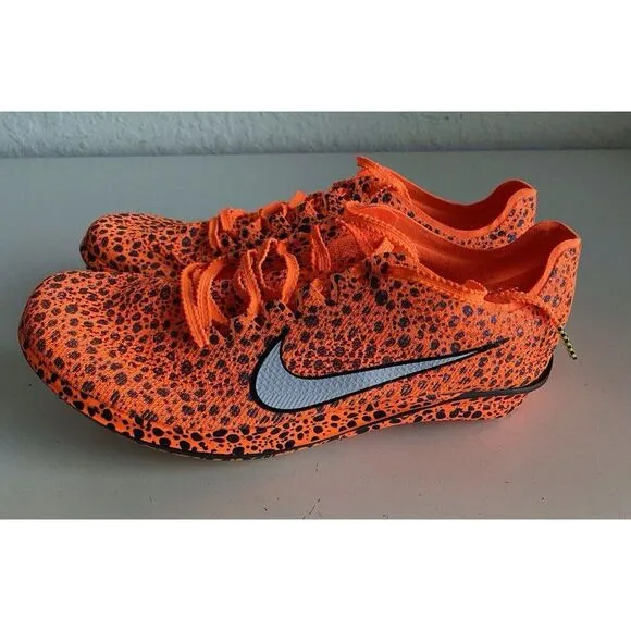 Nike Zoom Dragonfly 2 Orange Black Electric Pack Track Spikes FV2326-900 Sz 7.5