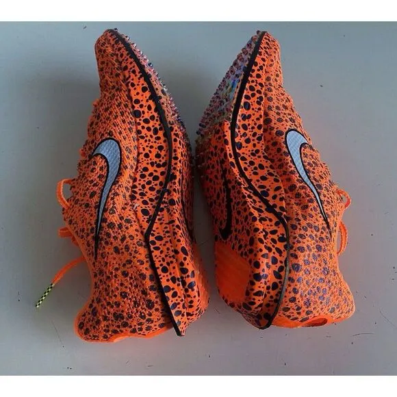 Nike Zoom Dragonfly 2 Orange Black Electric Pack Track Spikes FV2326-900 Sz 7.5