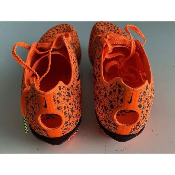 Nike Zoom Dragonfly 2 Orange Black Electric Pack Track Spikes FV2326-900 Sz 7.5