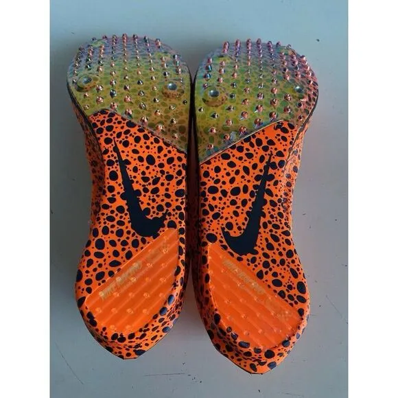 Nike Zoom Dragonfly 2 Orange Black Electric Pack Track Spikes FV2326-900 Sz 7.5