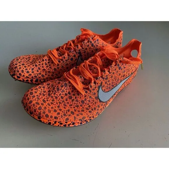 Nike Zoom Dragonfly 2 Orange Black Electric Pack Track Spikes FV2326-900 Sz 7.5