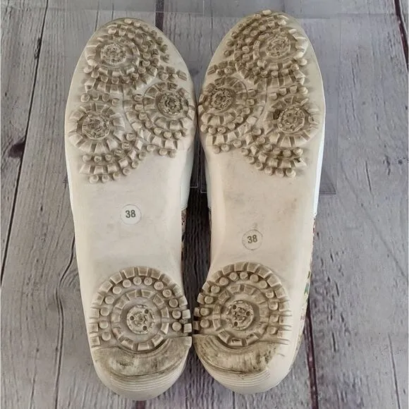 Nina Gelardi Floral Zip Up Spikeless Golf Shoes