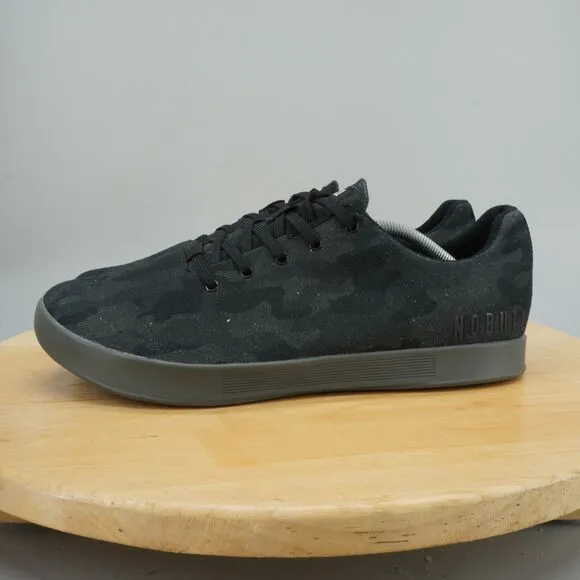 NOBULL Canvas Trainers Mens Size 13 Shoes Cross Training Black Camouflage Low