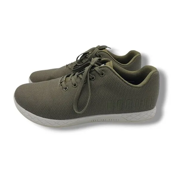NOBULL Outwork Shoes Mens 13 Green Training Crossfit Sneakers