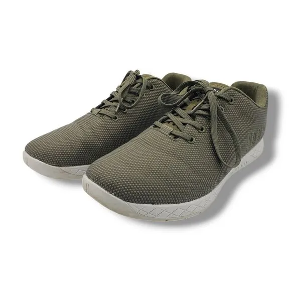 NOBULL Outwork Shoes Mens 13 Green Training Crossfit Sneakers