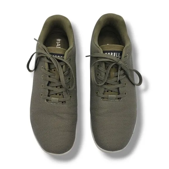 NOBULL Outwork Shoes Mens 13 Green Training Crossfit Sneakers