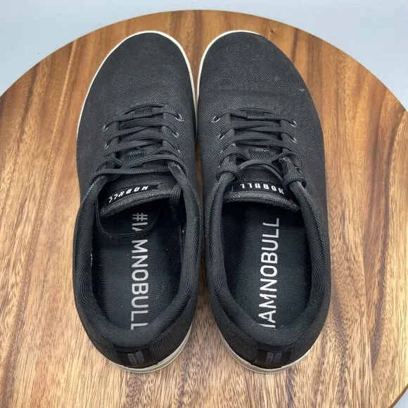 Nobull Shoes Mens Size 10 Black Canvas Training Crossfit Walking Comfort Sneaker