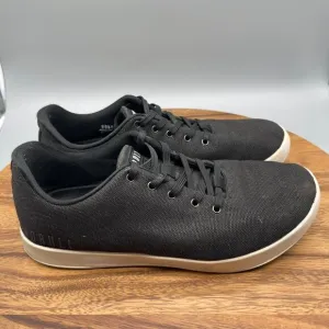 Nobull Shoes Mens Size 10 Black Canvas Training Crossfit Walking Comfort Sneaker