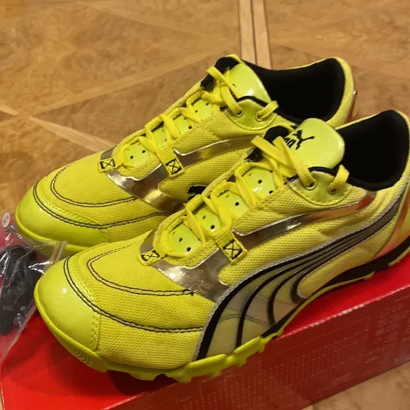 NWB!! Puma Cortland III XC Cross Country Track &amp; Field Spike Shoes Mens Size 7.5