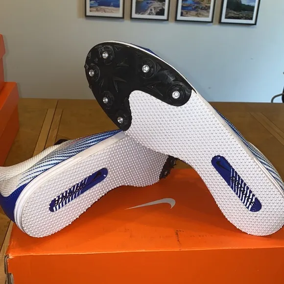 NWB!! Rare Vintage Nike Zoom Rival Distance 4 Track &amp; Field Spike Shoes Size 12