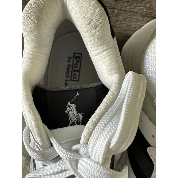 NWOB Polo Ralph Lauren MEN'S SHOES 9.5 Court Mid Pro Trainer