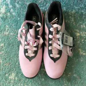 NWT Adidas 2012 Signature Paula 2.0 Womens Golf Shoes - Pale Pink/Black Size 9
