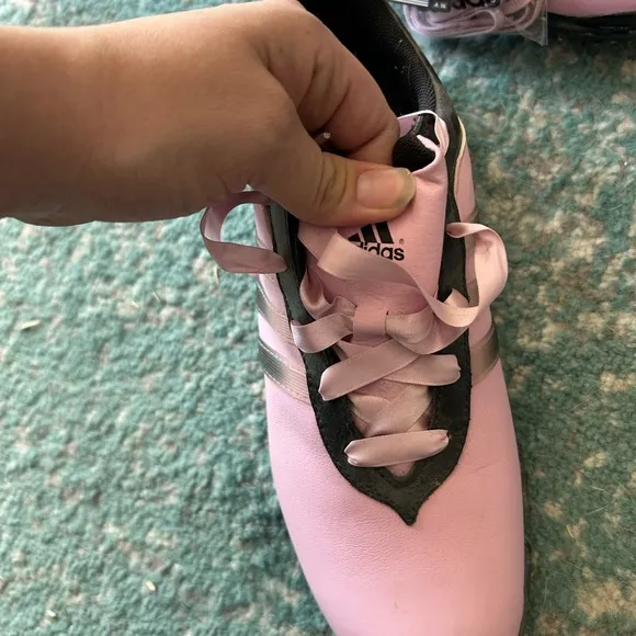 NWT Adidas 2012 Signature Paula 2.0 Womens Golf Shoes - Pale Pink/Black Size 9