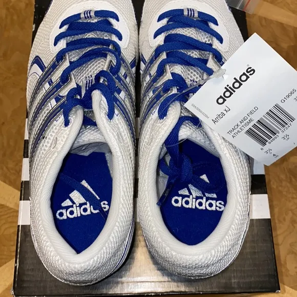 NWT!! Adidas Arriba X Juniors track &amp; field spike shoes Size 7 Boys