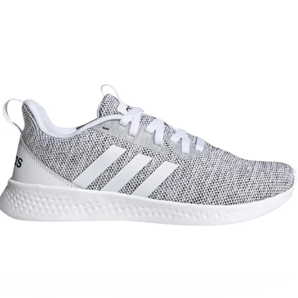 NWT Adidas Women's Puremotion Wide Running Shoes Size 9.5 Gray White Activewear