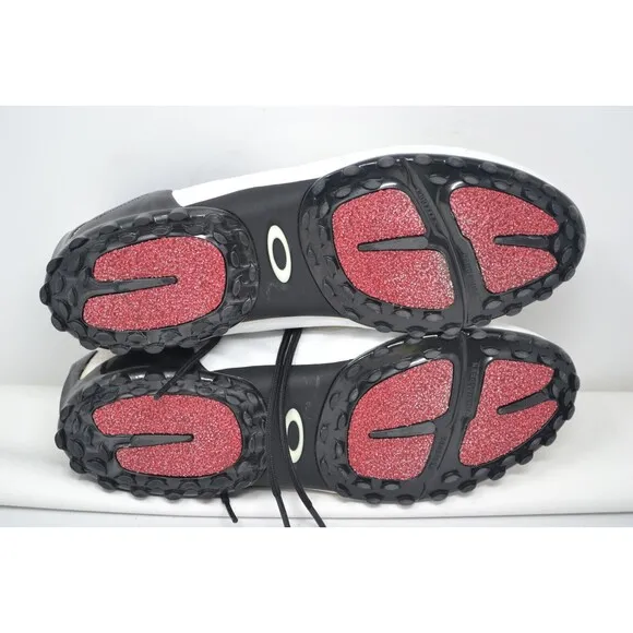Oakley‎ Cipher Nanospike Golf Shoes Men's - Black / White - Size 8