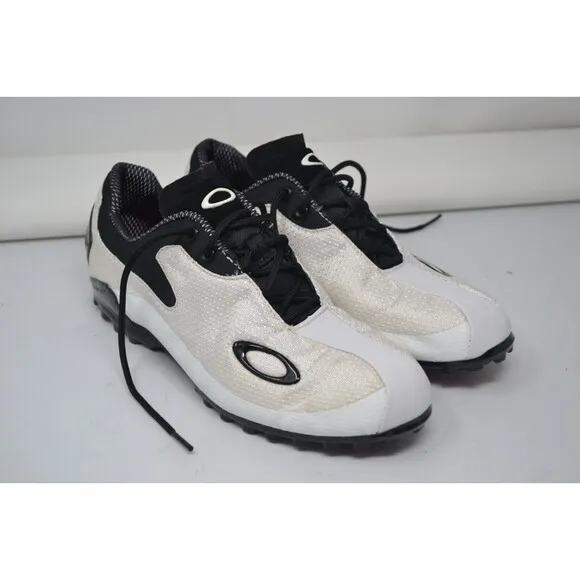 Oakley‎ Cipher Nanospike Golf Shoes Men's - Black / White - Size 8