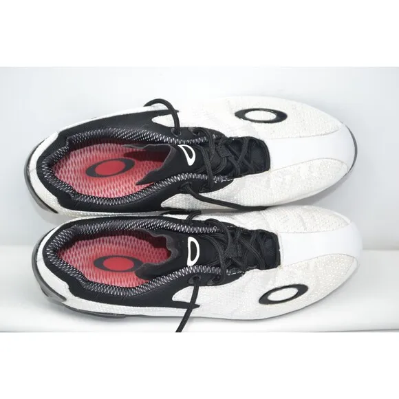 Oakley‎ Cipher Nanospike Golf Shoes Men's - Black / White - Size 8