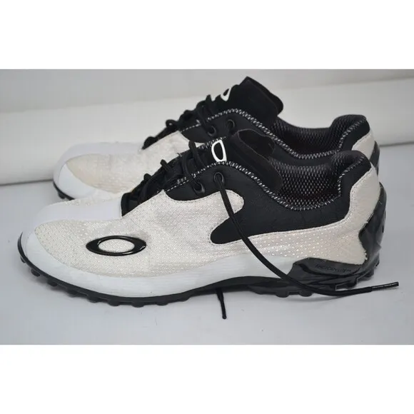 Oakley‎ Cipher Nanospike Golf Shoes Men's - Black / White - Size 8