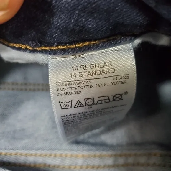 Old Navy Rockstar Mid Rise Jeans Women's Size 14 Long