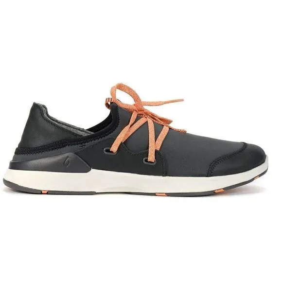 OluKai Women’s Miki Li’ Pavement/Black Quick-Drying Outdoor Shoes Size 11