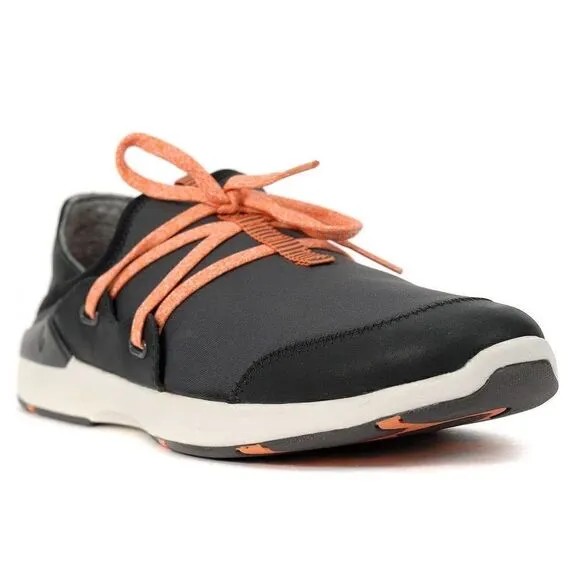 OluKai Women’s Miki Li’ Pavement/Black Quick-Drying Outdoor Shoes Size 11