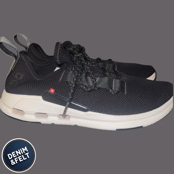 On Cloud Womens Cloudeasy Running Athletic Shoes | Black/White | PRELOVED 🖤👟