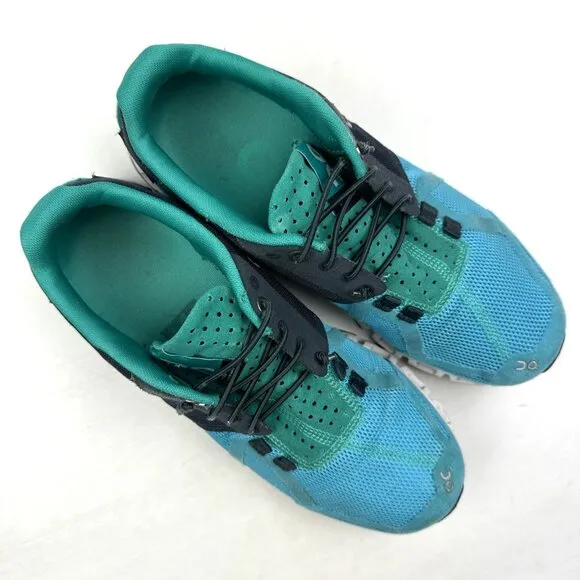 ON Cloud Women's Running Shoes Atoll Green Turquoise Blue Size 7