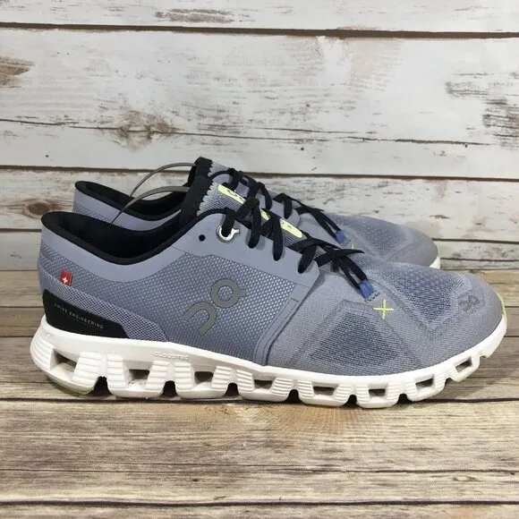 On Cloud X 3 Running Shoes Womens Size 8.5 Athletic Jogging Sneakers Training