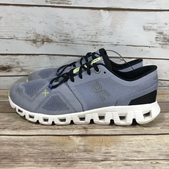 On Cloud X 3 Running Shoes Womens Size 8.5 Athletic Jogging Sneakers Training