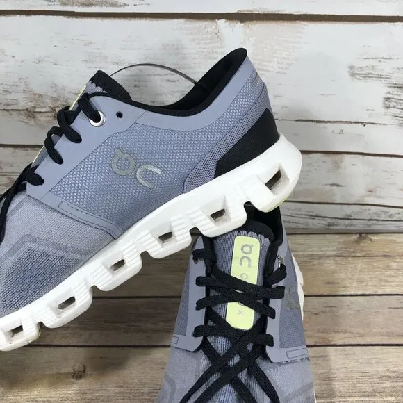 On Cloud X 3 Running Shoes Womens Size 8.5 Athletic Jogging Sneakers Training