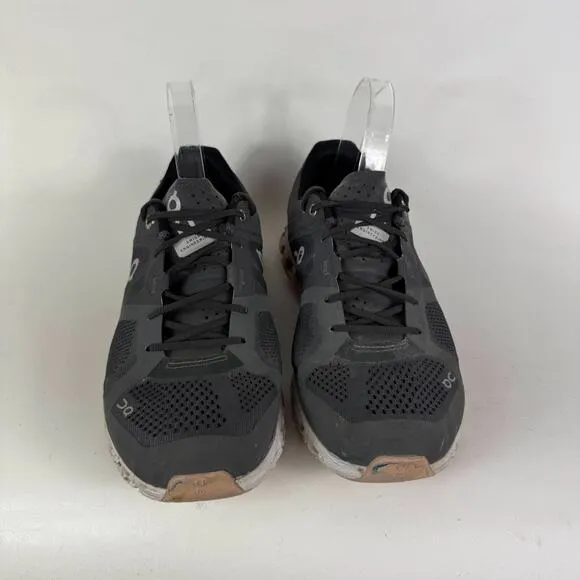 On Cloudflow Athletic Sneakers Women's 8.5 Black Lace Up Low Top Running Shoes