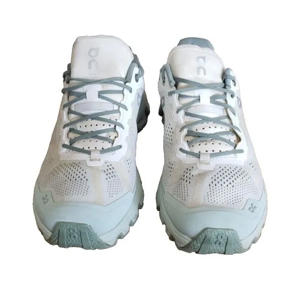 On Cloudventure white moss women sneakers running/trail shoes Size 8.5
