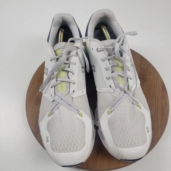 On Running Cloudflyer 4 Men's Running Shoes White Hay Athletic Sneakers Sz 14