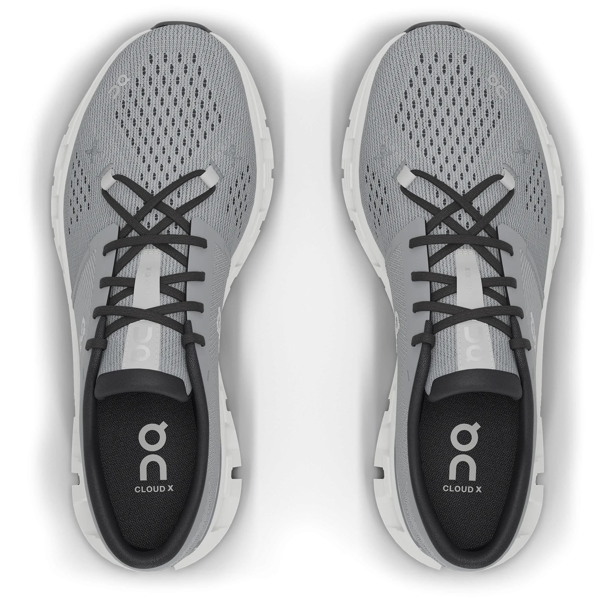 On Running Men's Cloud X 4 Dynamic Workout Shoe - Glacier/Stone