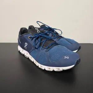 On Shoes Mens Size 10 Midnight Blue Cloud 5 Performance Running Run Gym Logo