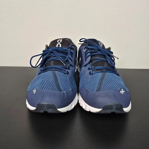 On Shoes Mens Size 10 Midnight Blue Cloud 5 Performance Running Run Gym Logo