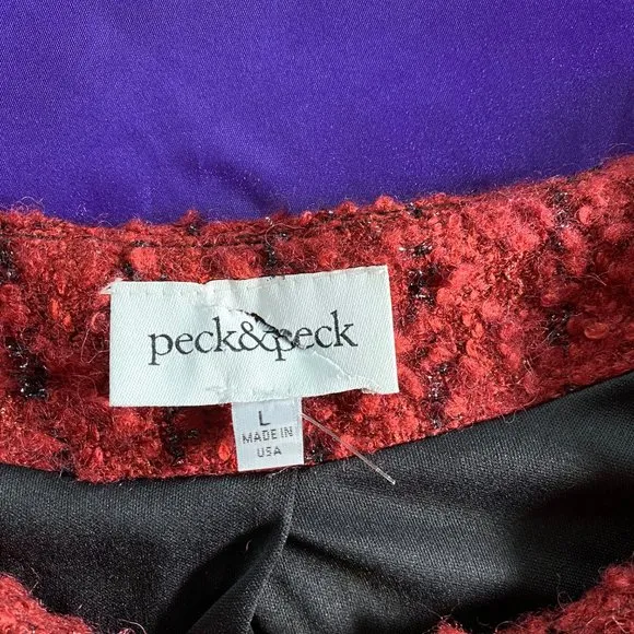📌Peck &amp; Peck knitted long Jacket with Gold Thread