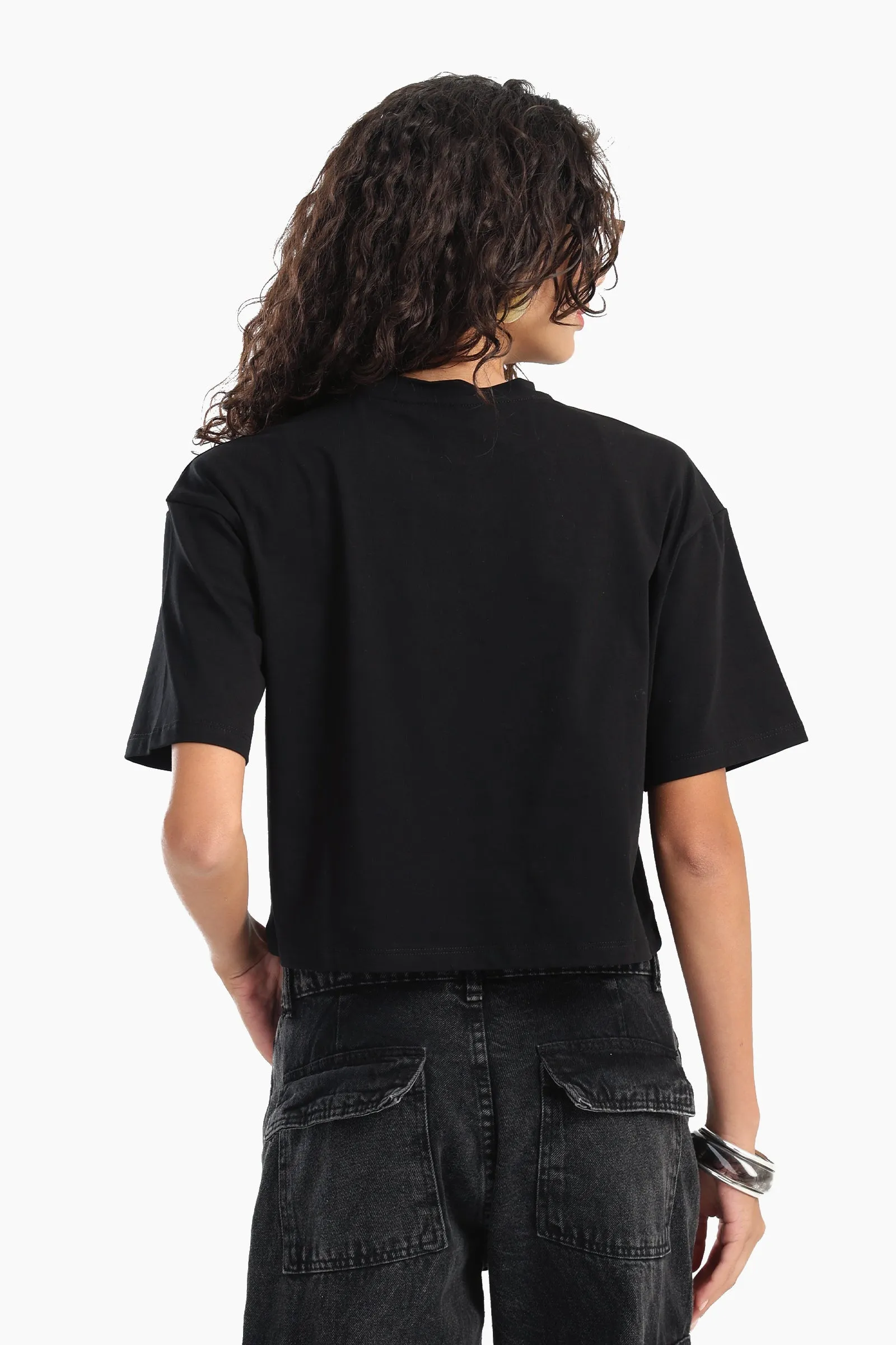 Plain Crop T-Shirt