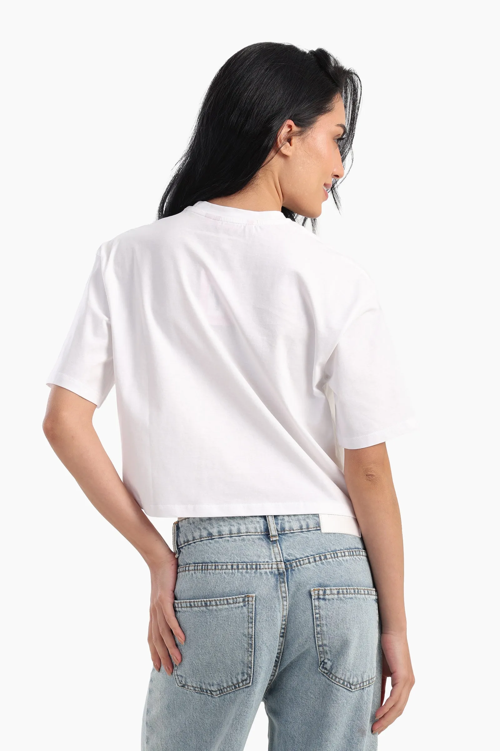 Plain Crop T-Shirt