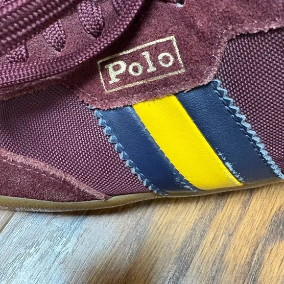 Polo Ralph Lauren Athletic Court VLC Sneakers Purple Men’s 11