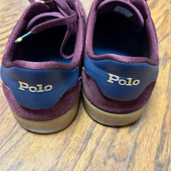Polo Ralph Lauren Athletic Court VLC Sneakers Purple Men’s 11